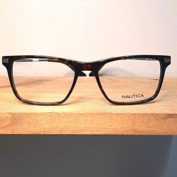 NEW NAUTICA Eyeglass Frame prescription-ready Tortoise, glasses unisex 54-18-144 - Picture 1 of 5